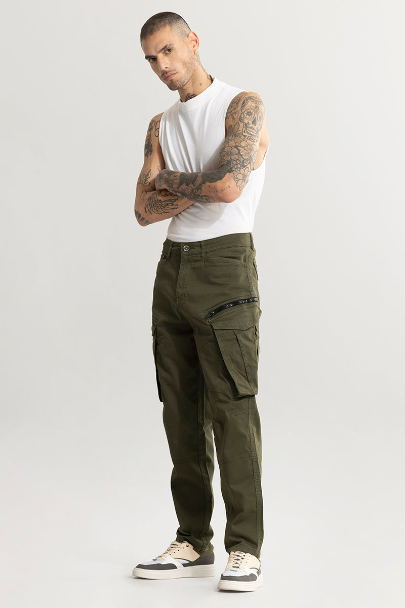 Look-O-live Cargo Pants- Olive – 2 And A Half Boutique LLC.